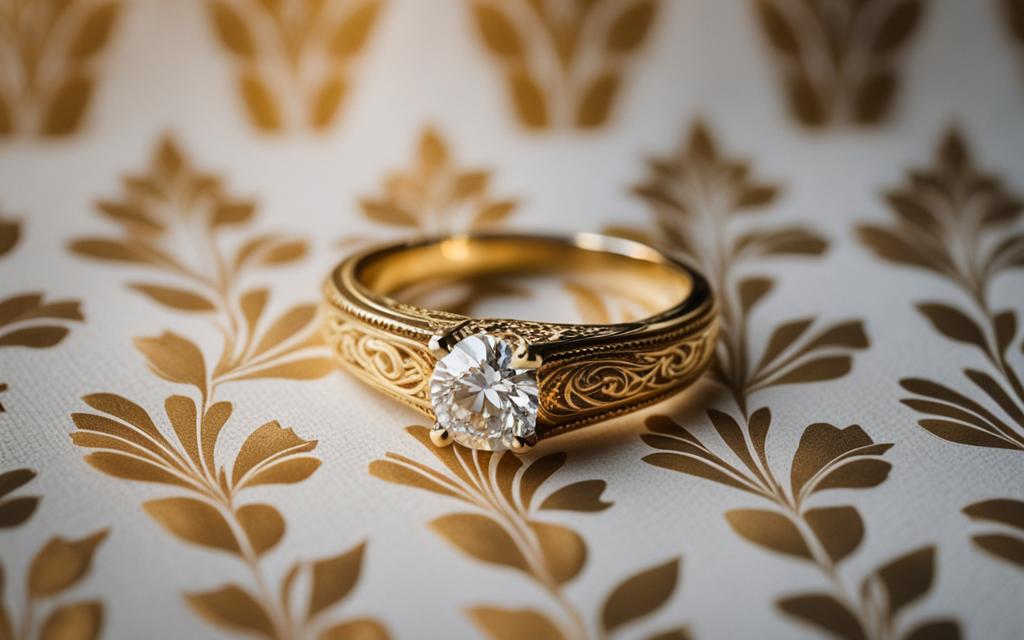 vintage gold engagement rings